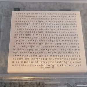 STAMPIN UP A to Z